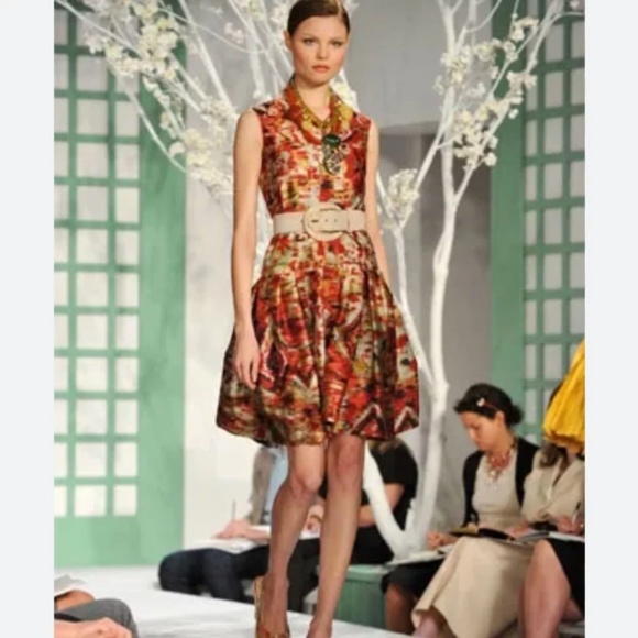 NWOT Oscar de la renta silk dress